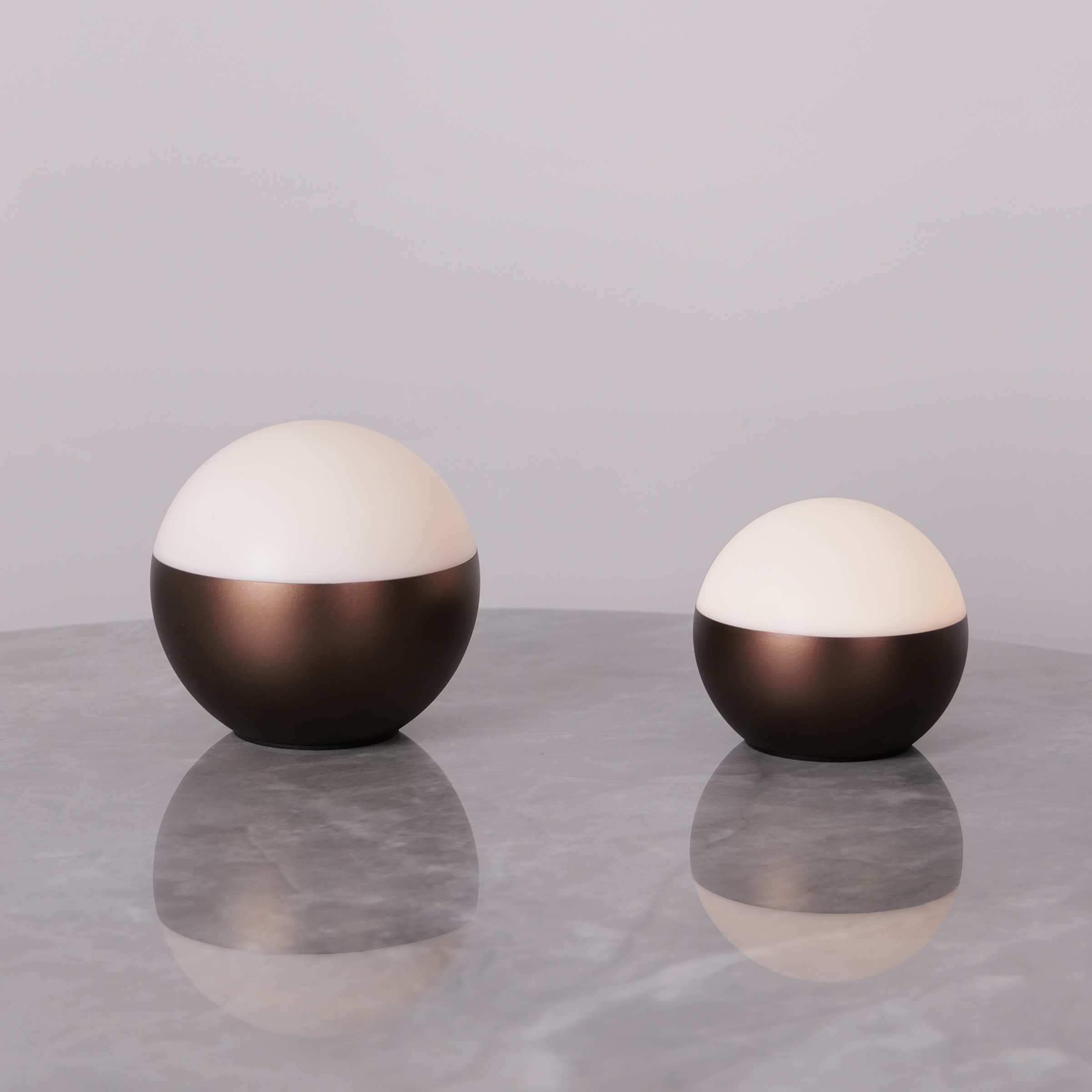 Matrix Table Globes • Bronze • 2 Pack