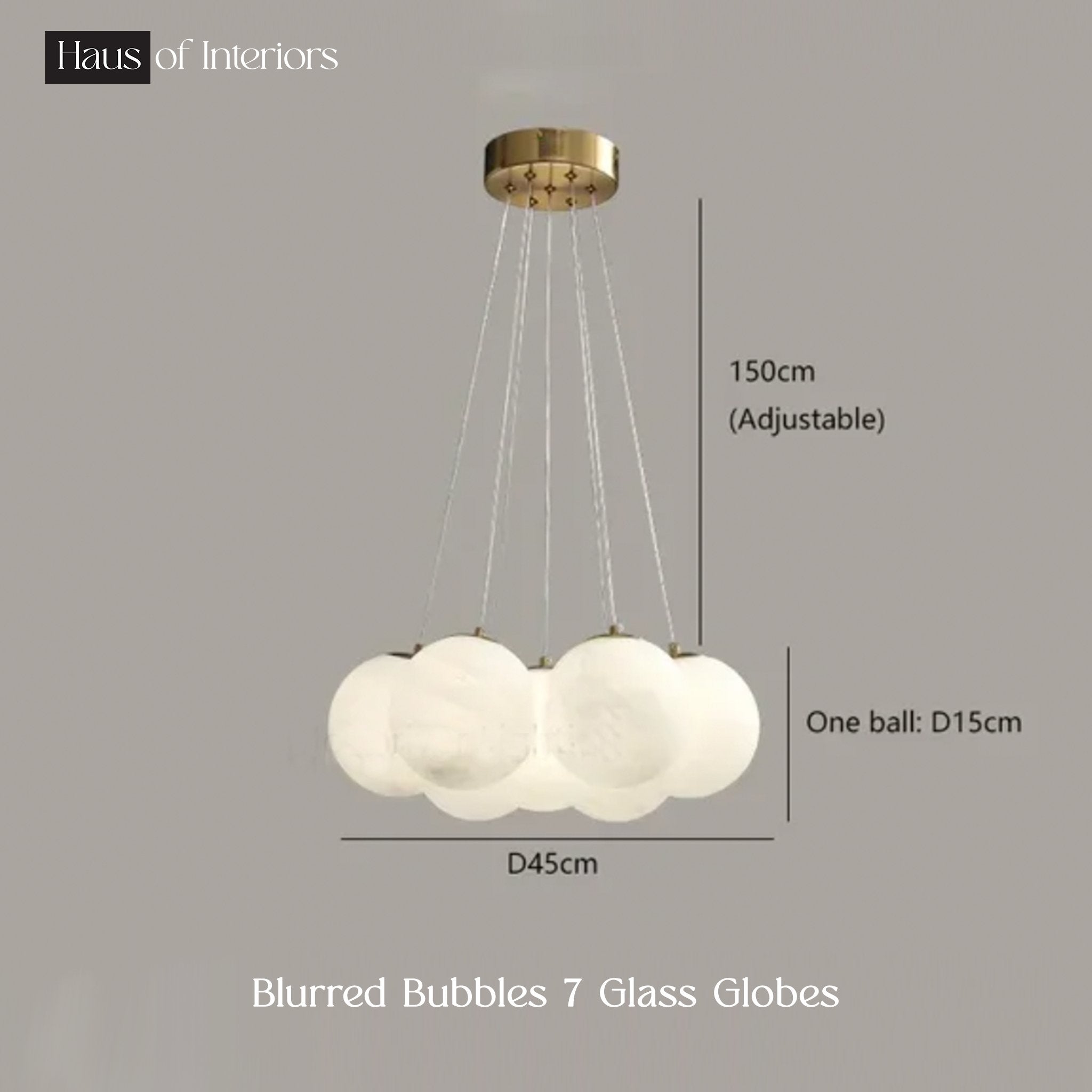 Blurred Bubbles • 19 Heads - Warehouse Sale - Haus of Interiors