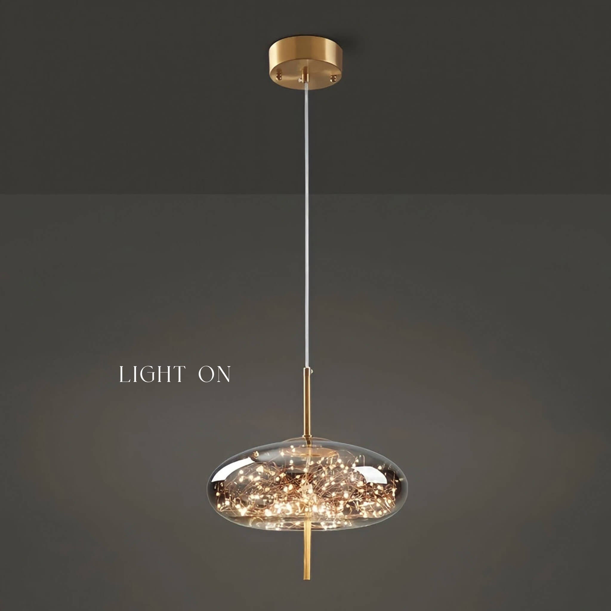 Cosmos • Round • Amber  - Warehouse Sale - Ceiling Lights - Haus of Interiors