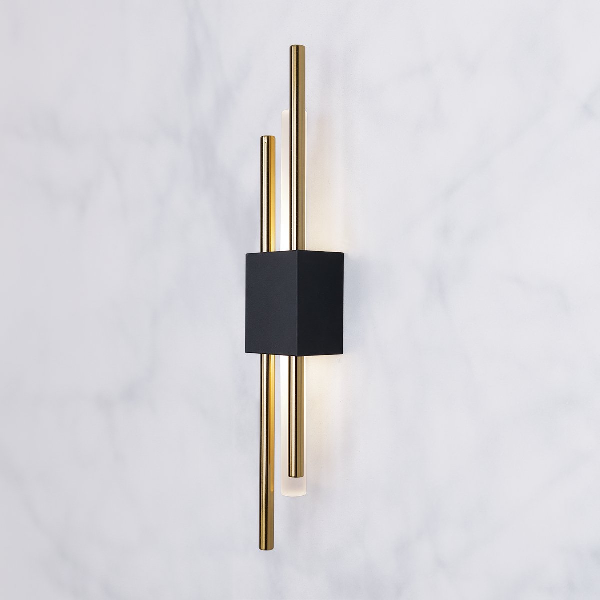 Glitch Wall Light • Black and Gold • Wall Wired • 2 - Pack - 0 - Haus of Interiors