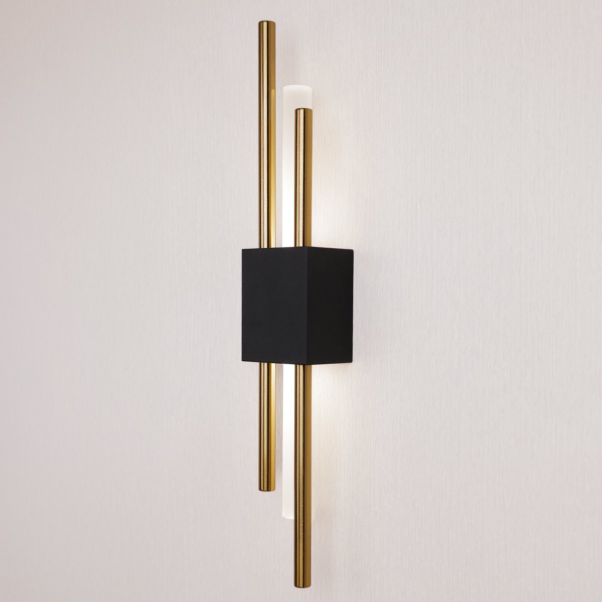 Glitch Wall Light • Black and Gold • Wall Wired • 2 - Pack - 0 - Haus of Interiors