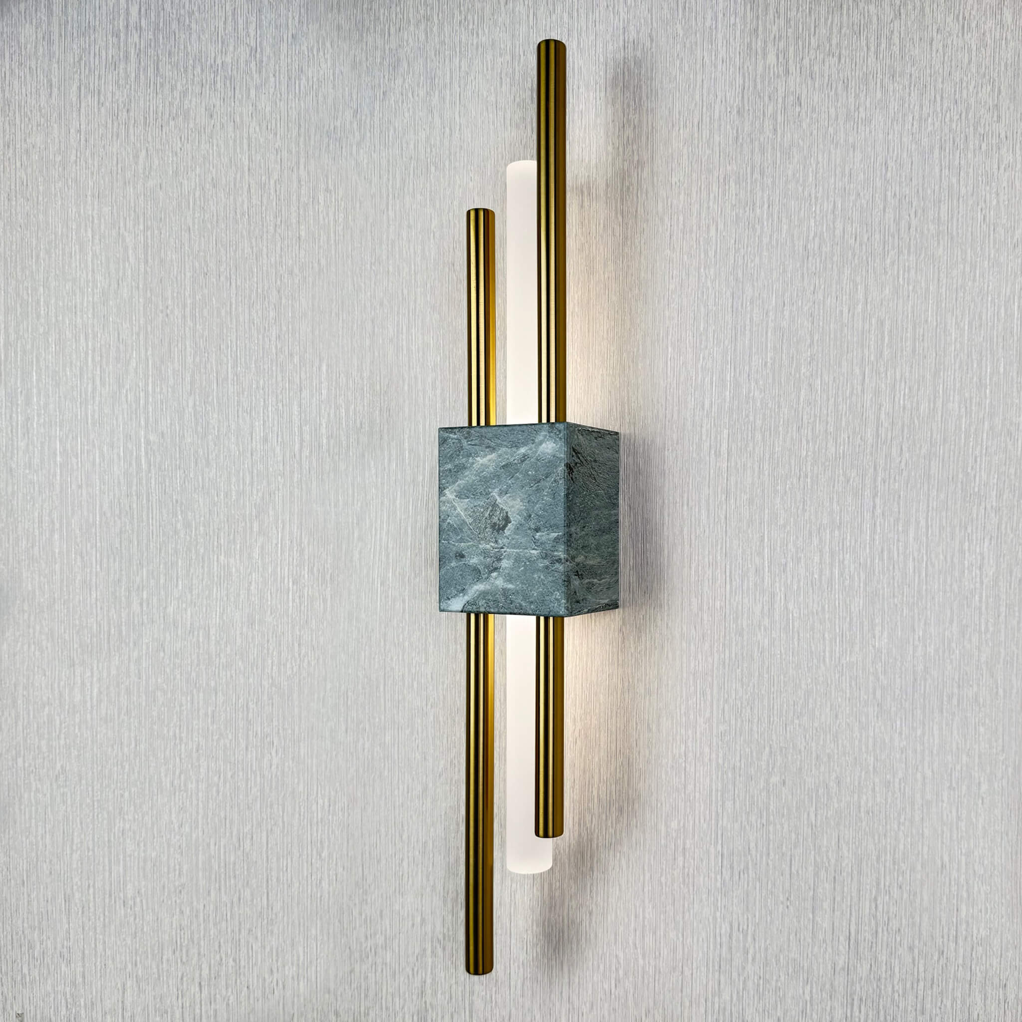 Glitch Wall Light • Green Stone • Wall Wired • 2 - Pack - 0 - Haus of Interiors