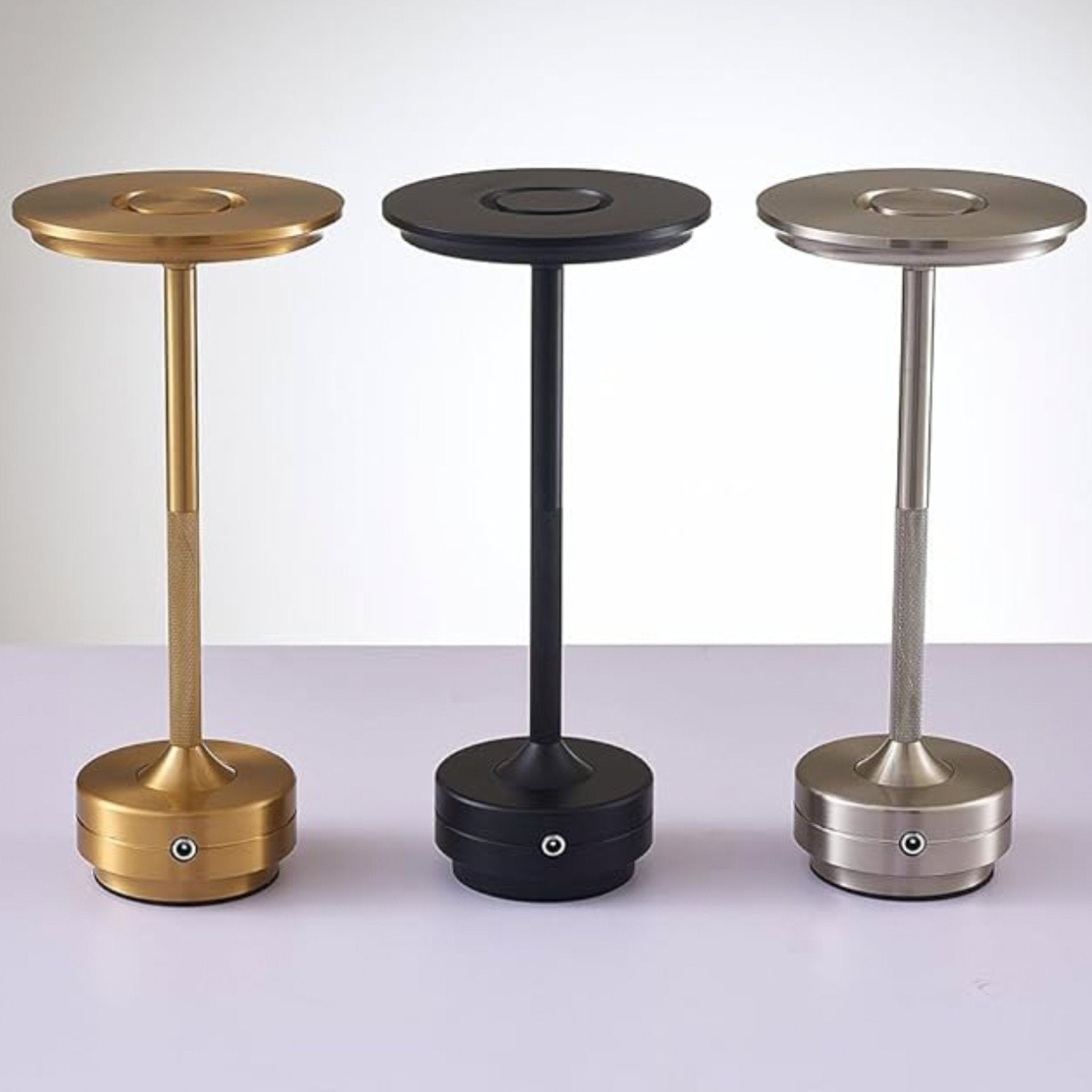 Halo Table Lamp • Gold • Rechargeable Battery • 2 Pack - Table Lamp - Haus of Interiors