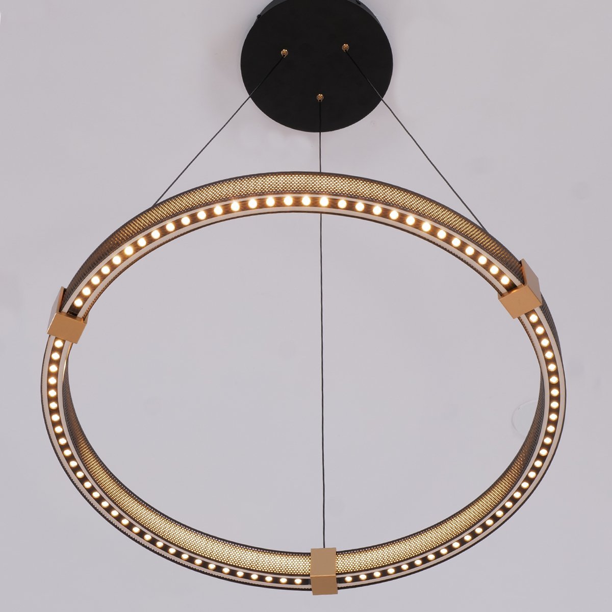 Matrix Rings Chandelier - Ceiling Light - Haus of Interiors