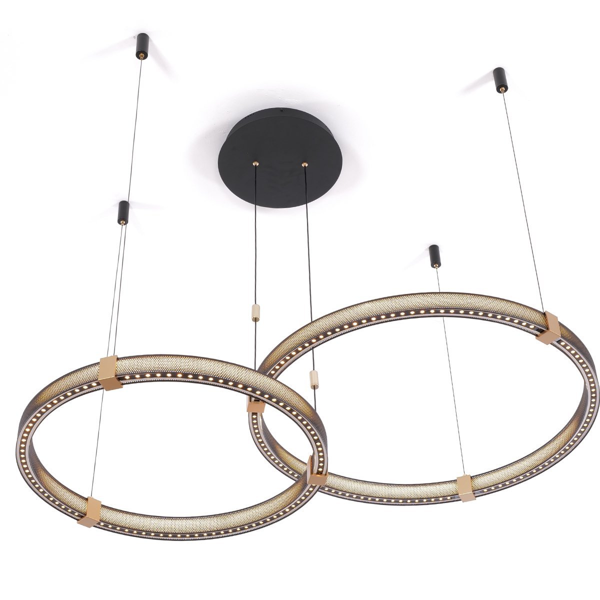 Matrix Rings Chandelier - Ceiling Light - Haus of Interiors