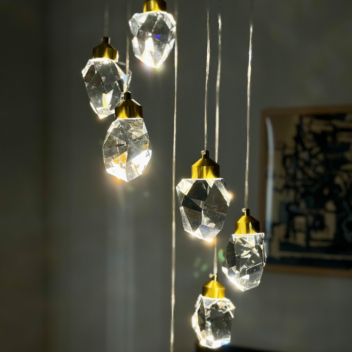 Nordic Crystal Chandelier - lighting - Haus of Interiors