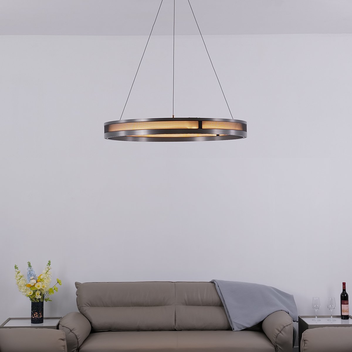 Titan Rings Chandelier - Ceiling Light - Haus of Interiors