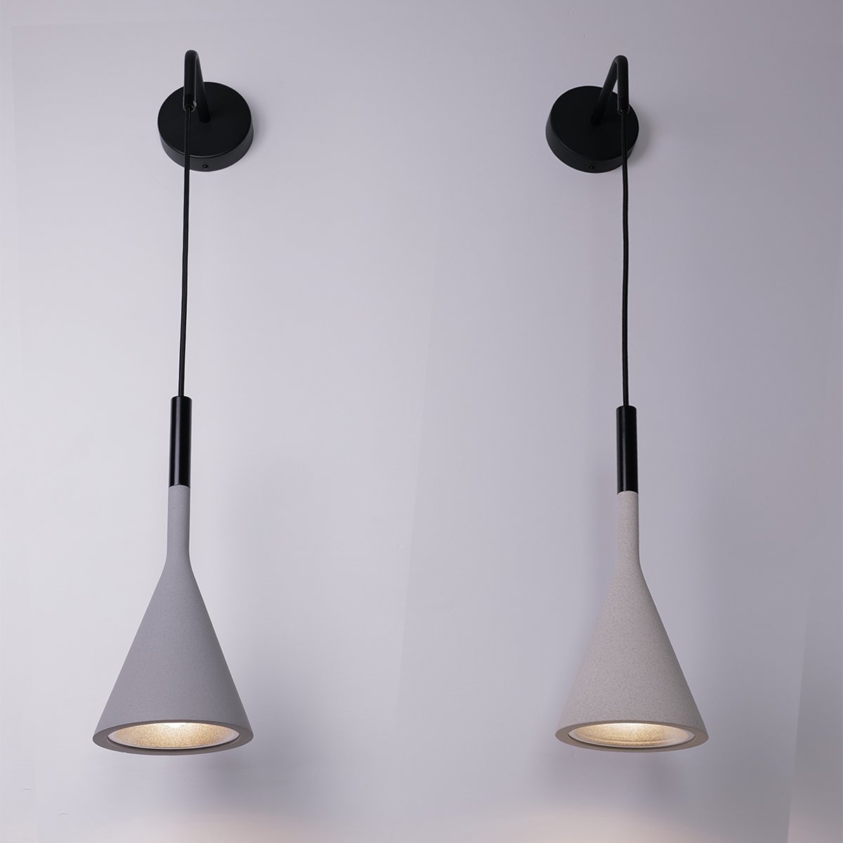 Tulip Wall Pendants • Gray Stone • 2 - Pack - wall lights - Haus of Interiors