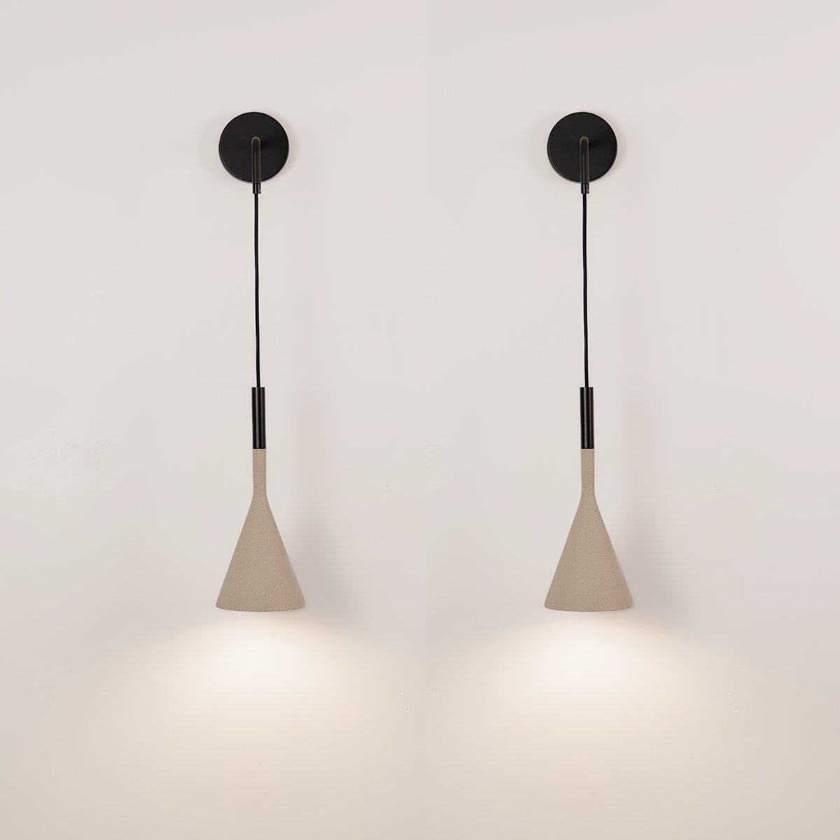 Tulip Wall Pendants • White Stone • 2 - Pack - Ceiling Light - Haus of Interiors